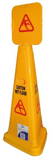 (image for) Tall Safety Sign-Large Warning Sign-Wet Floor